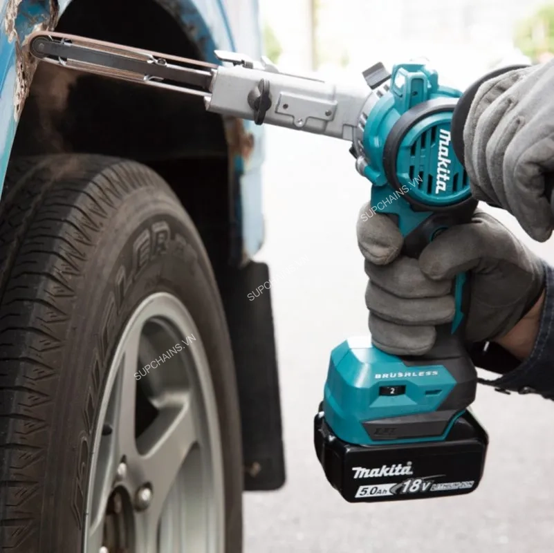 Máy chà nhám băng dùng pin Makita DBS180Z (9MM x 533MM/BL)