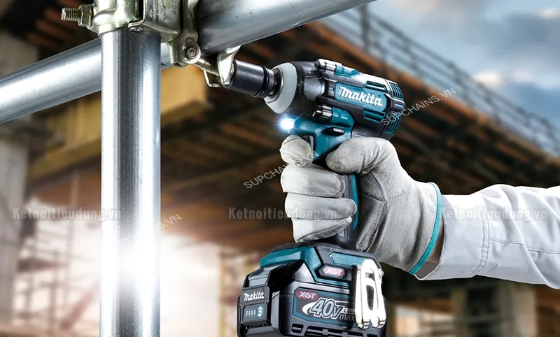 Máy siết bu lông dùng pin 40V max Makita TW004GD201