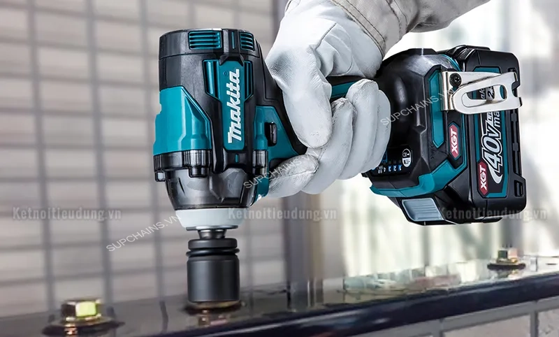 Máy siết bu lông dùng pin 40V max Makita TW004GD201